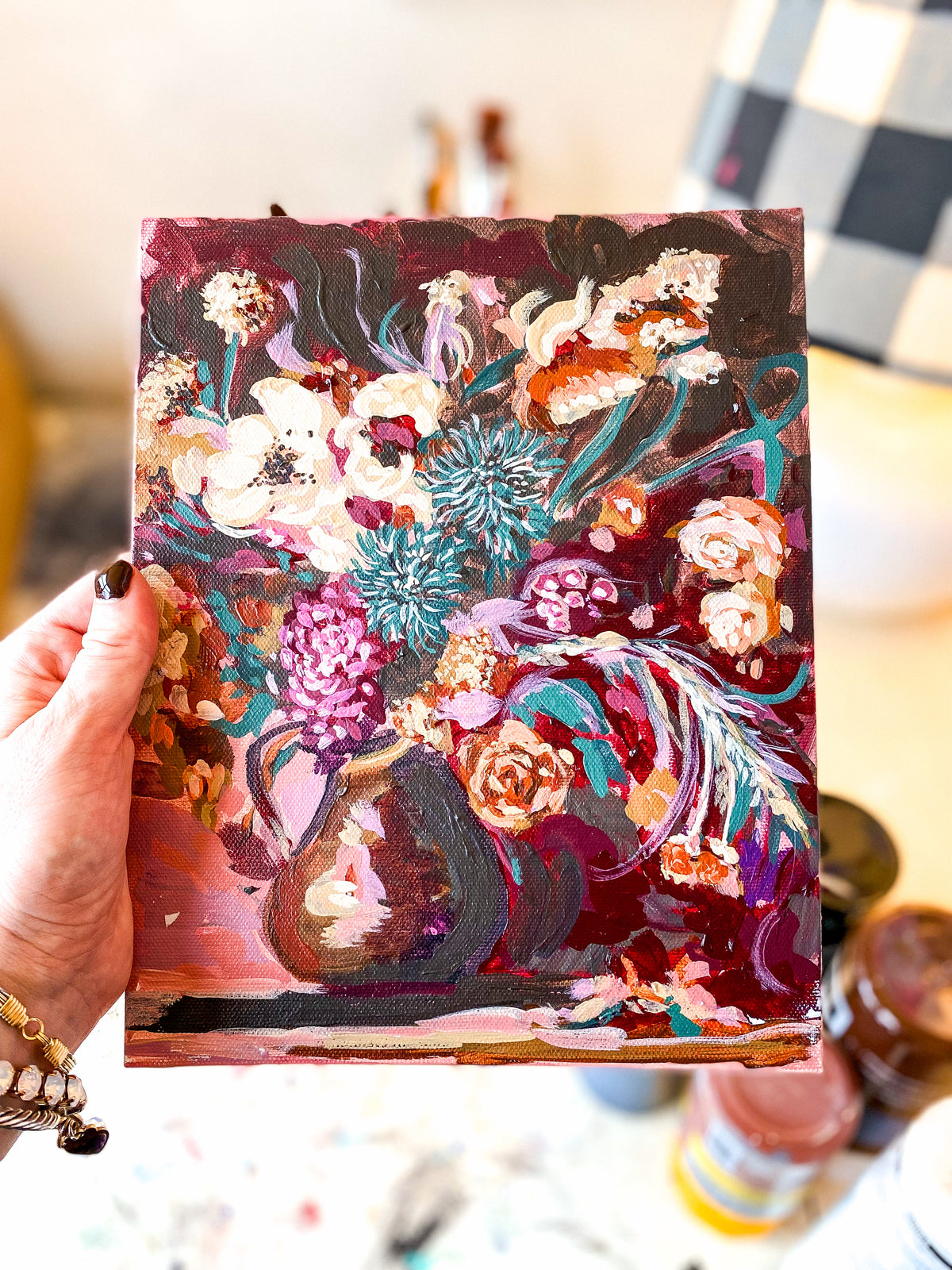 #047 Burgundy Bouquet