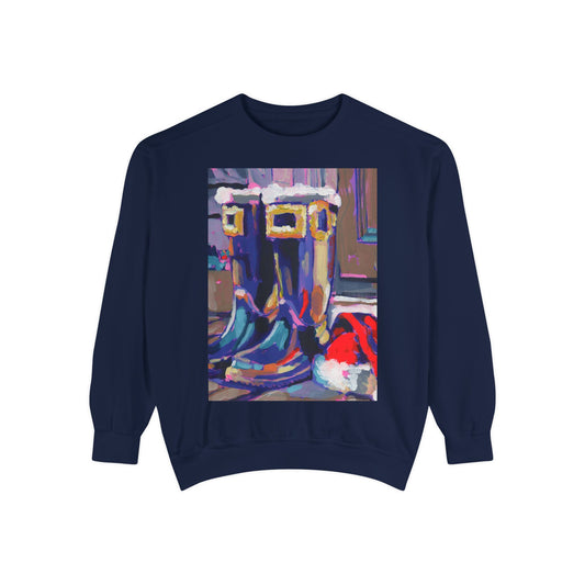 Santa Boots Sweatshirt