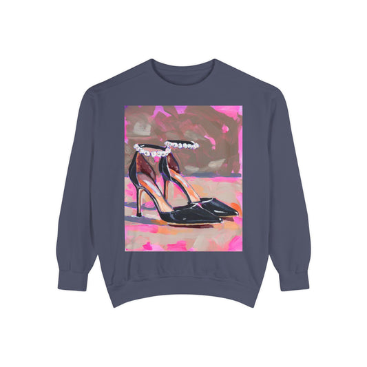 Black Pearl High Heels Sweatshirt