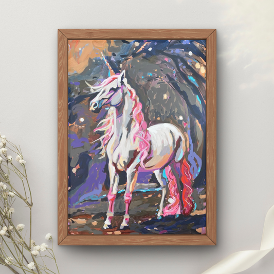Unicorn Pizza Art Print