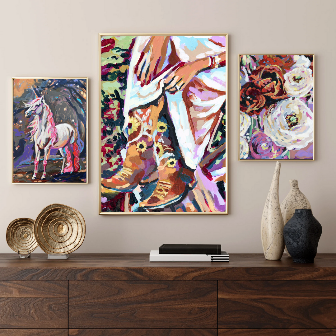 Unicorn Pizza Art Print