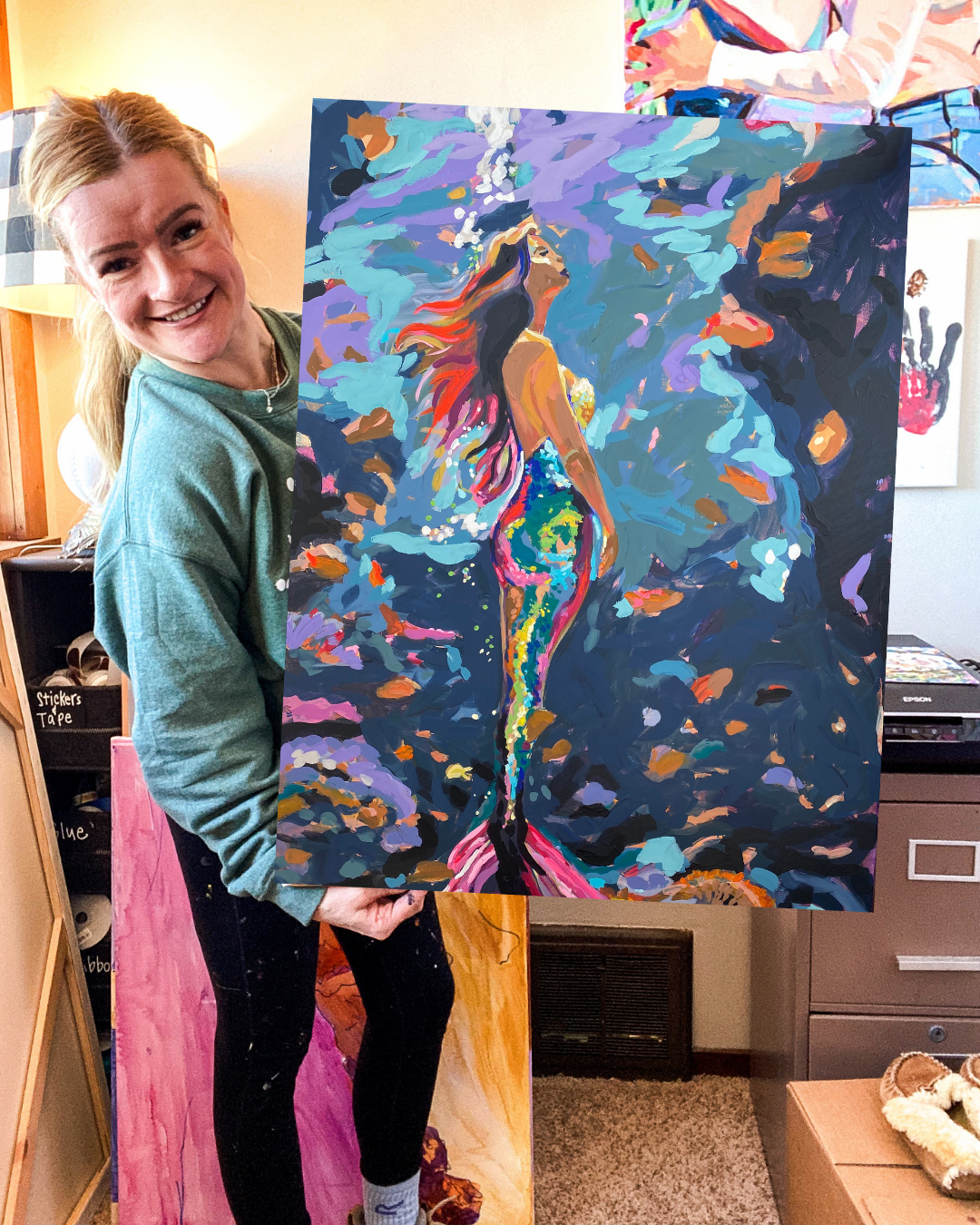 Mermaid Canvas Print