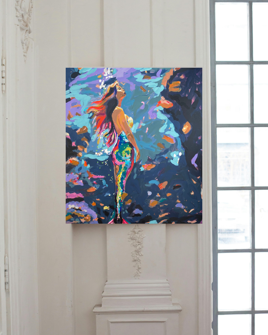 Mermaid Canvas Print
