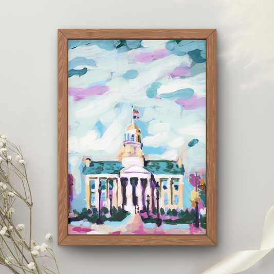 Iowa Old Capitol Art Print