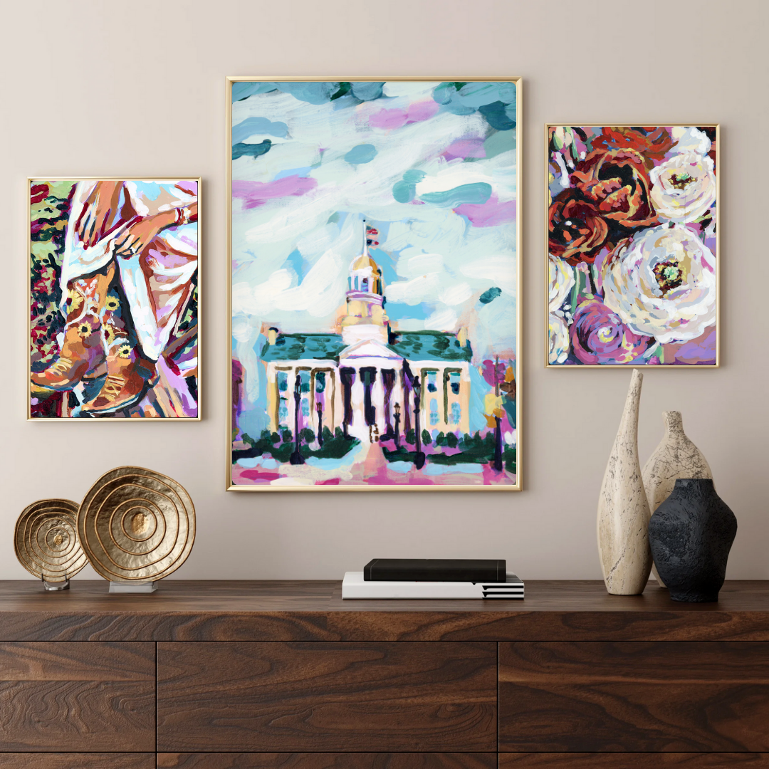 Iowa Old Capitol Art Print