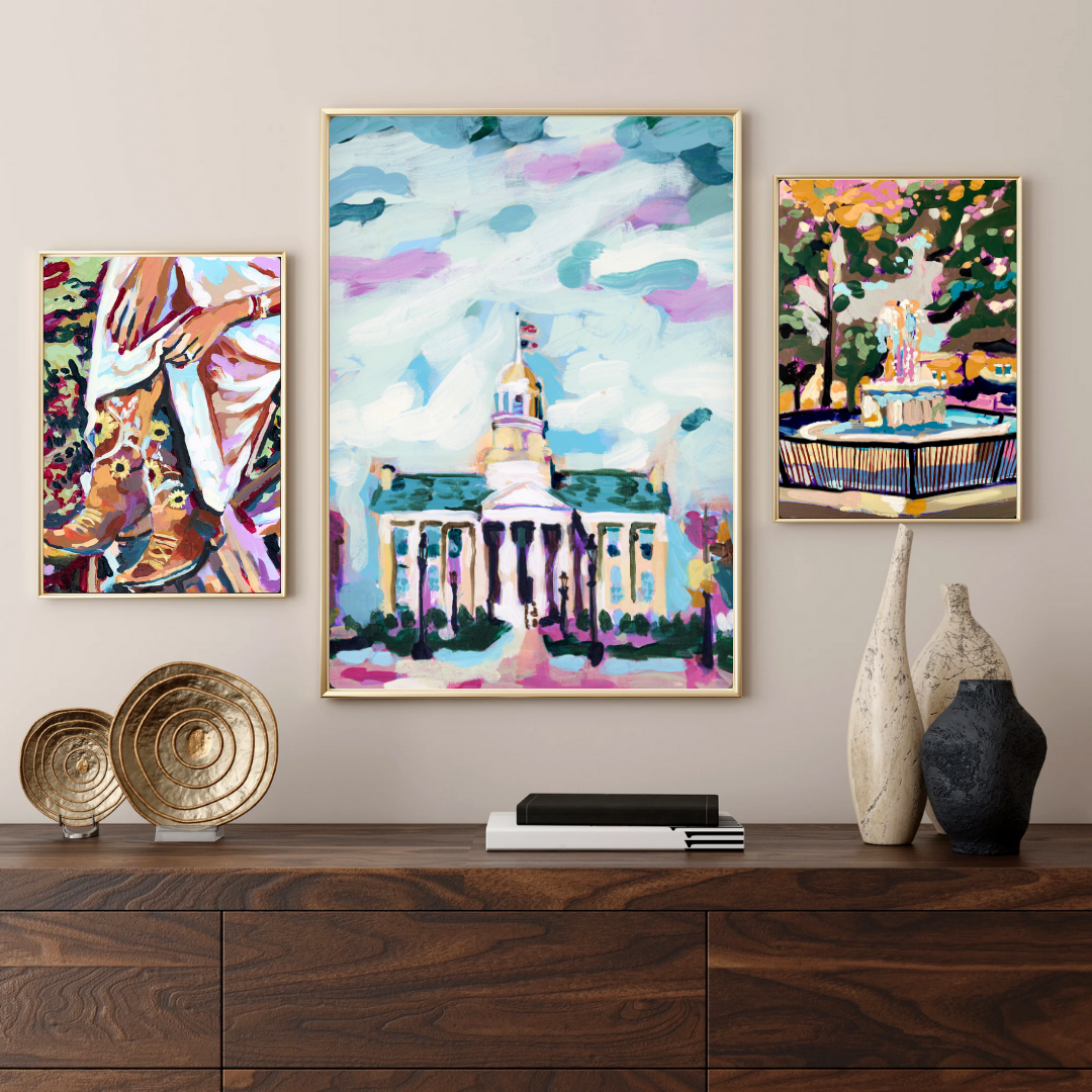 Washington Fountain Version 2 Art Print