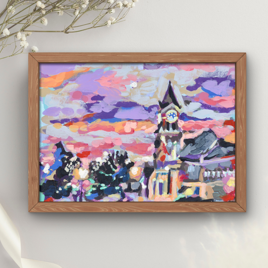 Washington Clock Tower Art Print