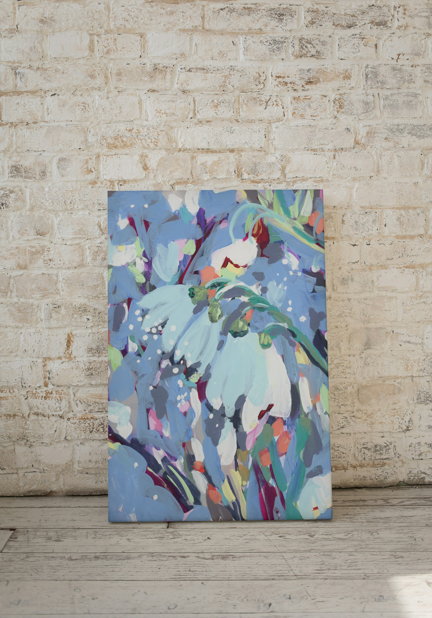 January Birth Flower Canvas Print