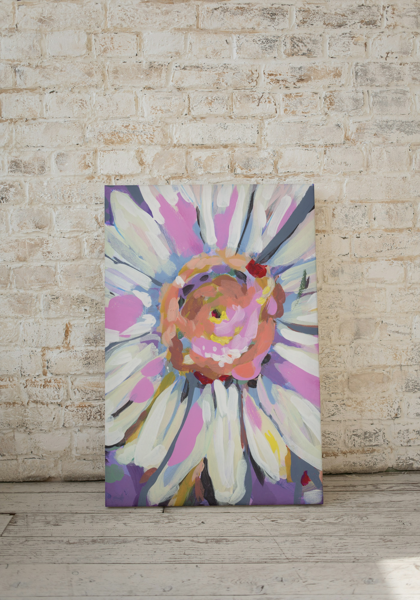 April Birth Flower Canvas Print