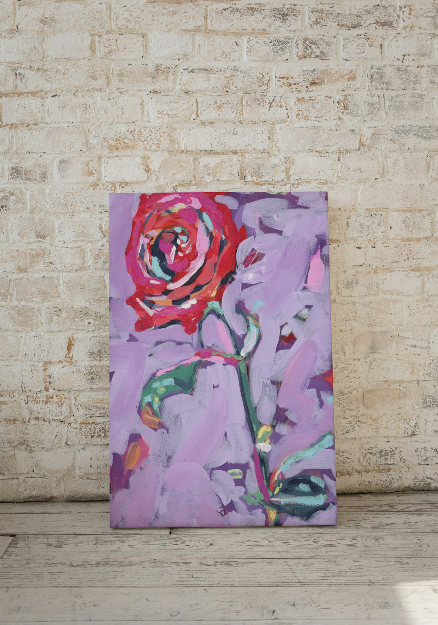 June Birth Flower Canvas Print