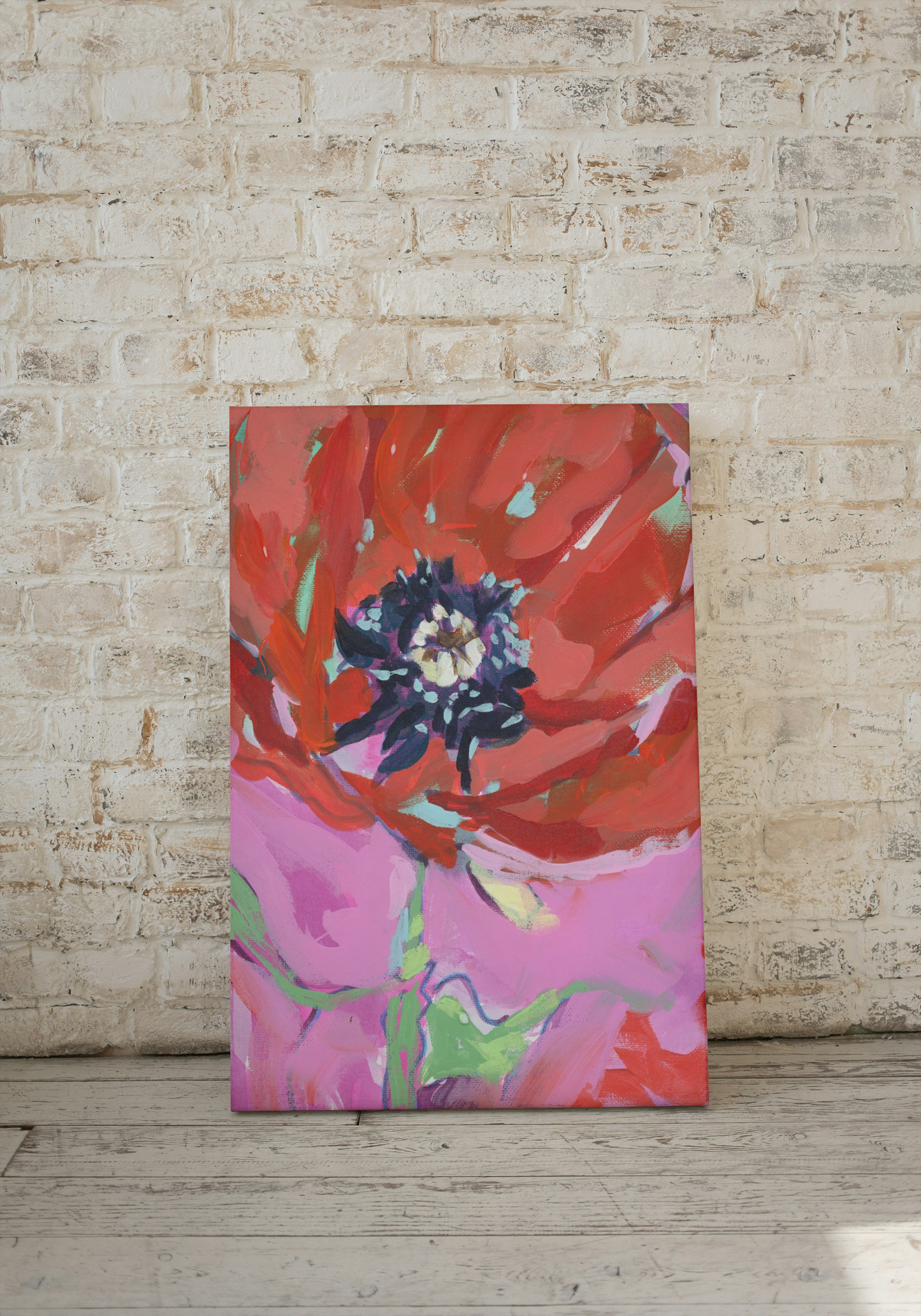 August Birth Flower Canvas Print