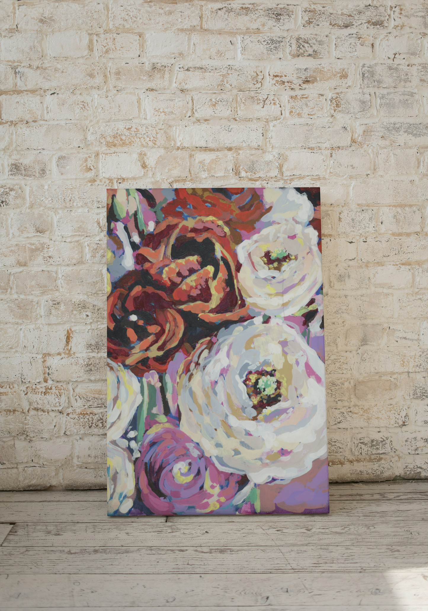 Birthday Bouquet Canvas Print