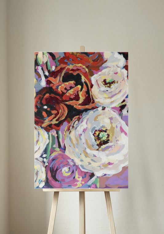 Birthday Bouquet Canvas Print