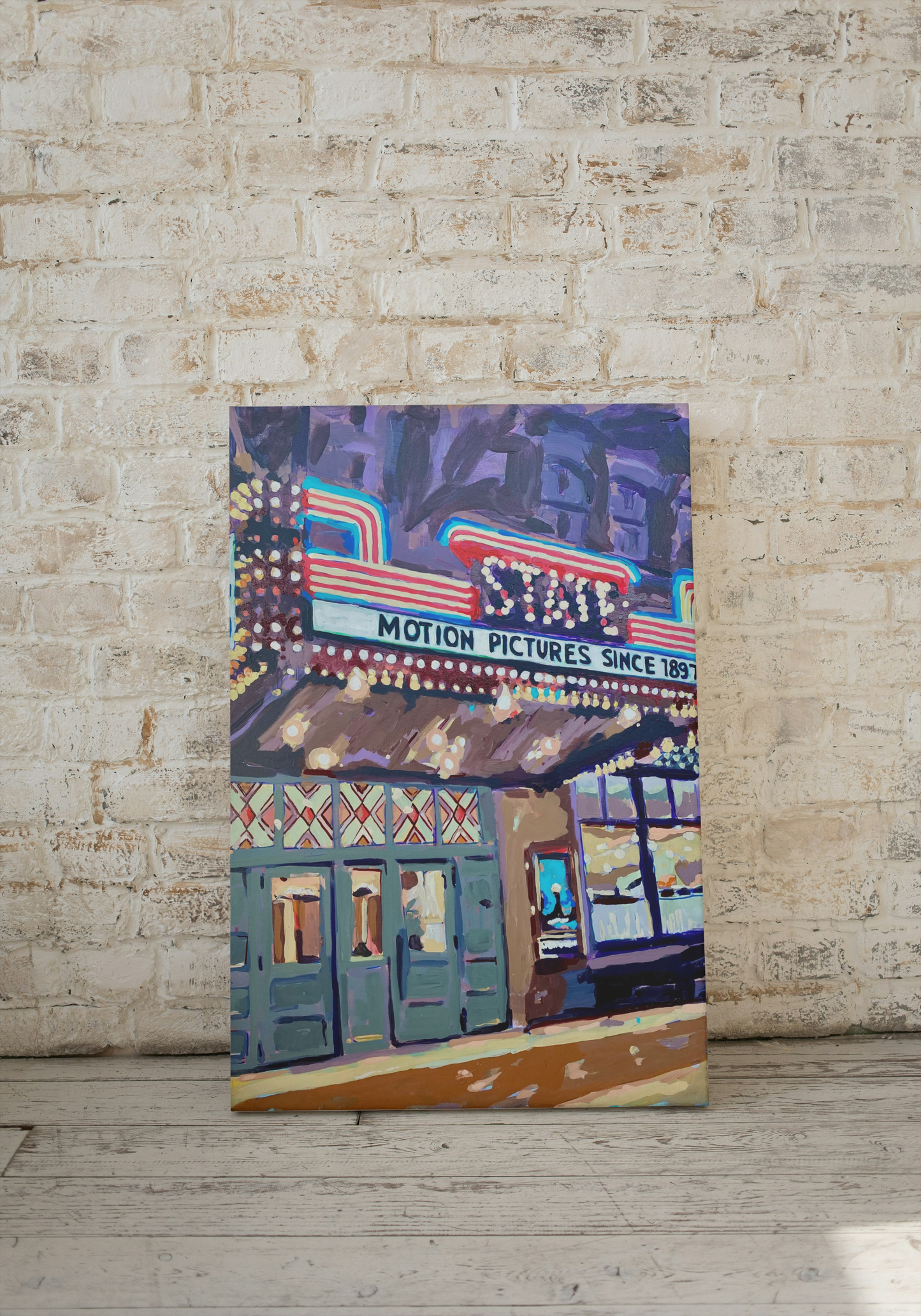 State Theater Canvas Print