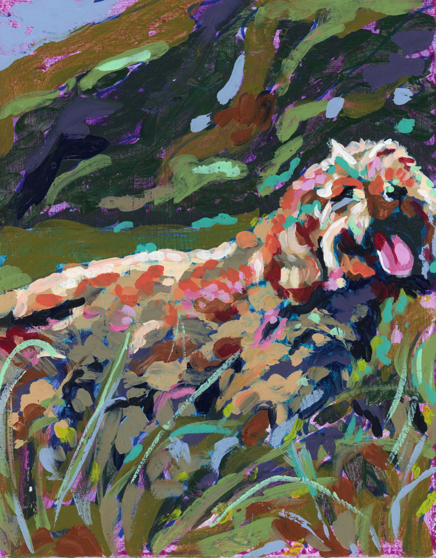 Golden Doodle Canvas Print