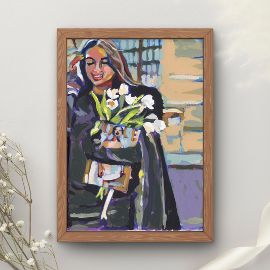 Tulip Fashionista Art Print