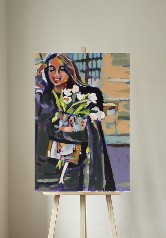 Tulip Fashionista Canvas Print