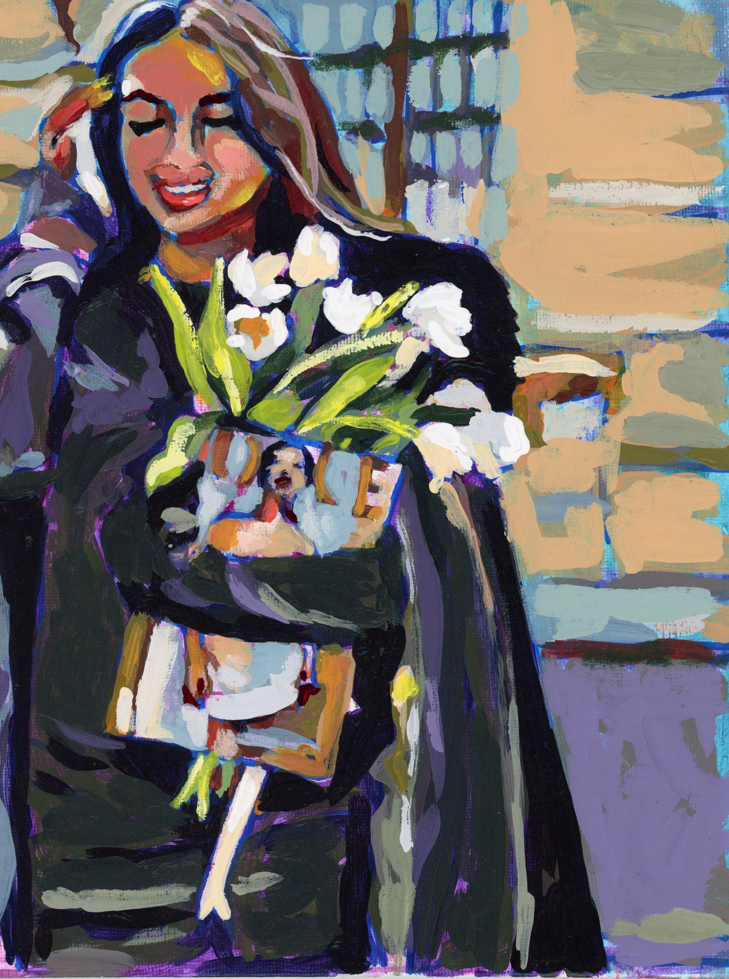 Tulip Fashionista Canvas Print