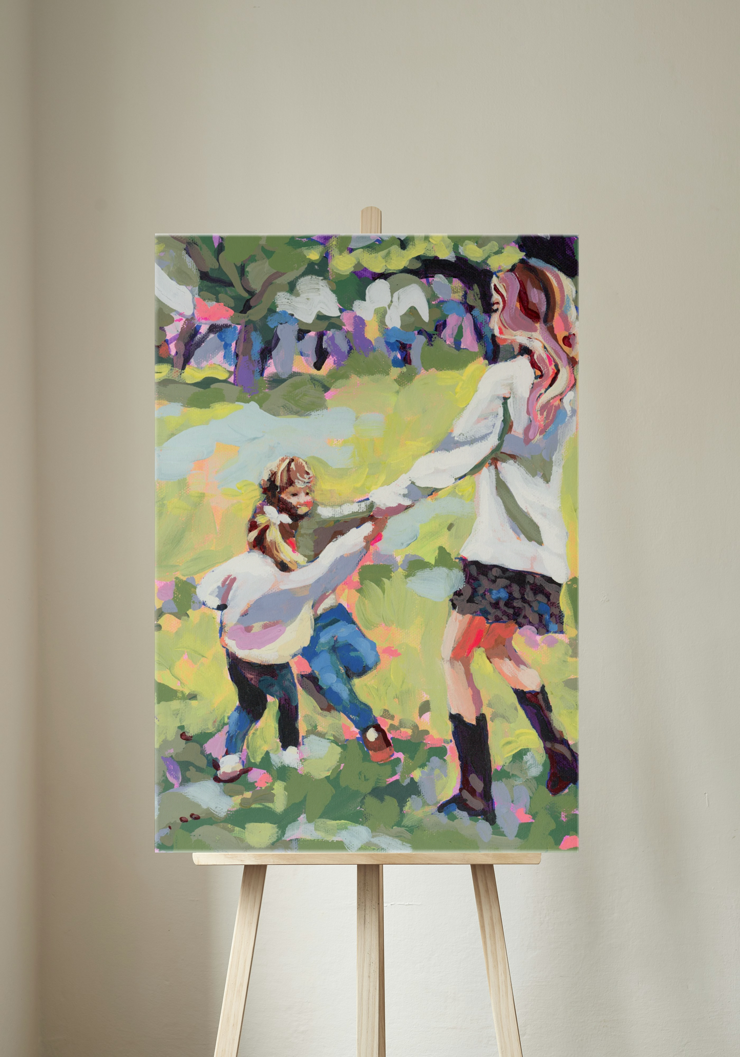 Ring Around the Rosey Canvas Print