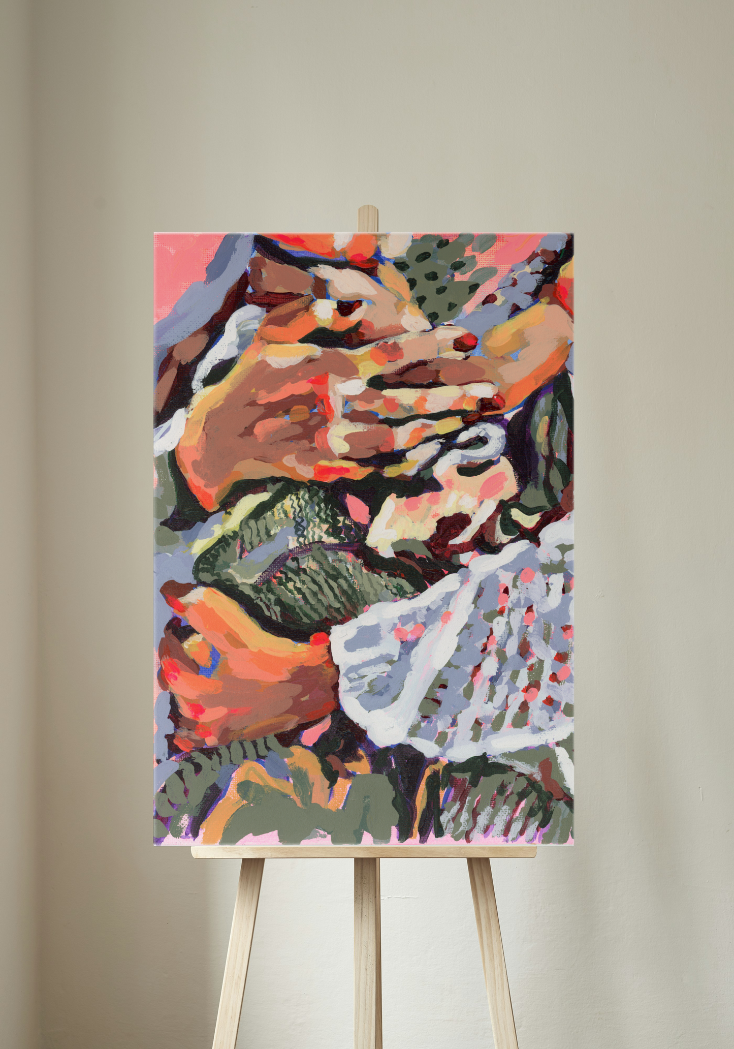 Baby Wrap Canvas Print