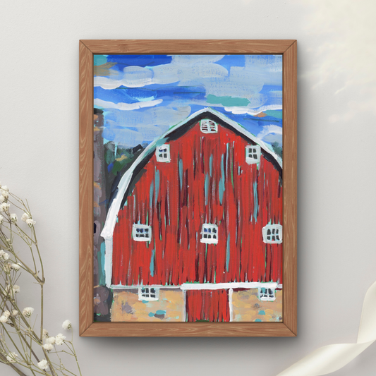 Red Barn Art Print