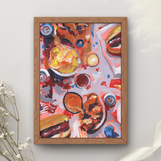 4th of July Tablescape Art Print