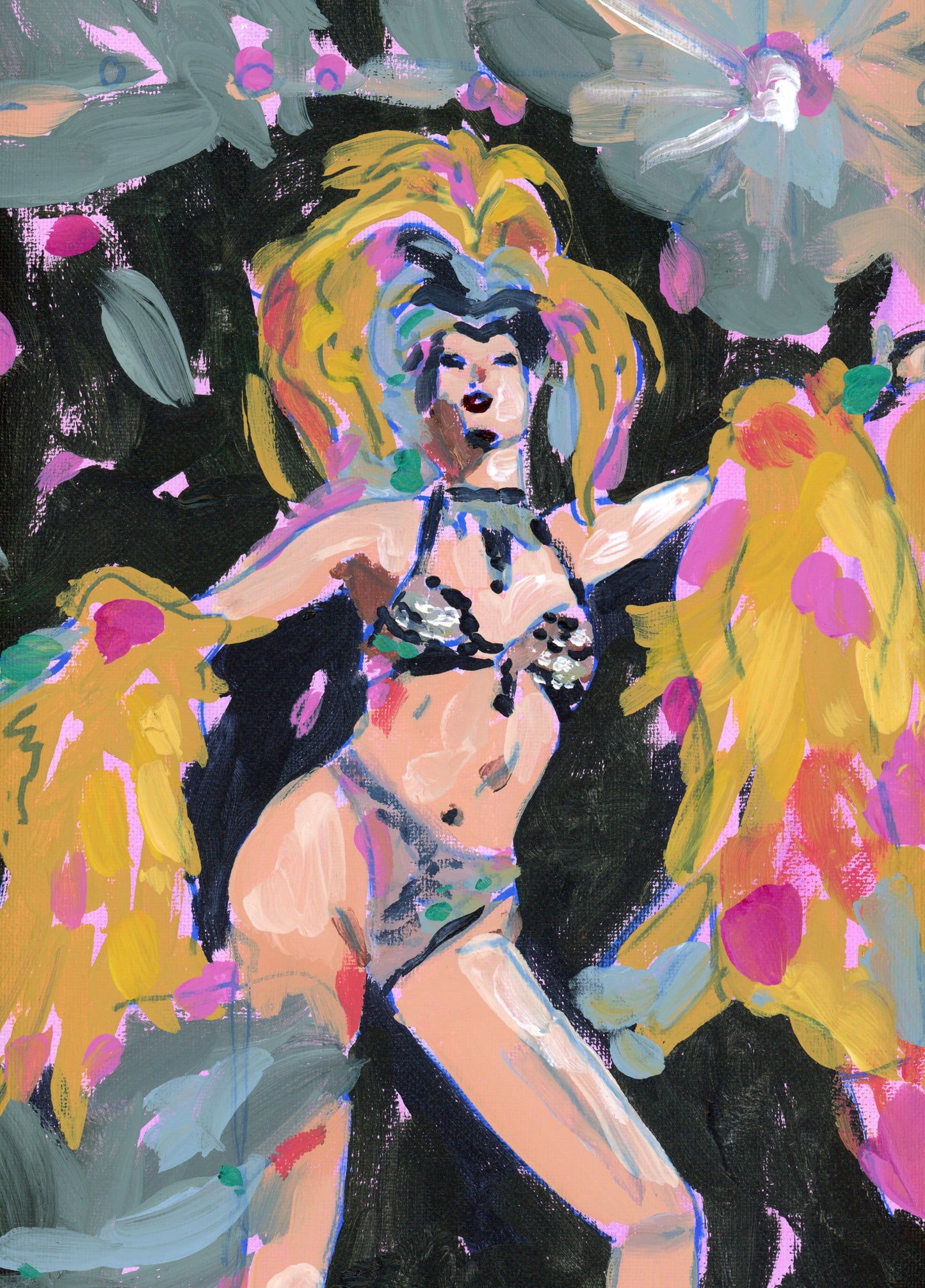 Stage Girl Art Print