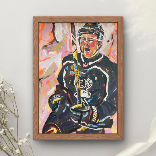 Iowa Heartlanders Hockey Art Print
