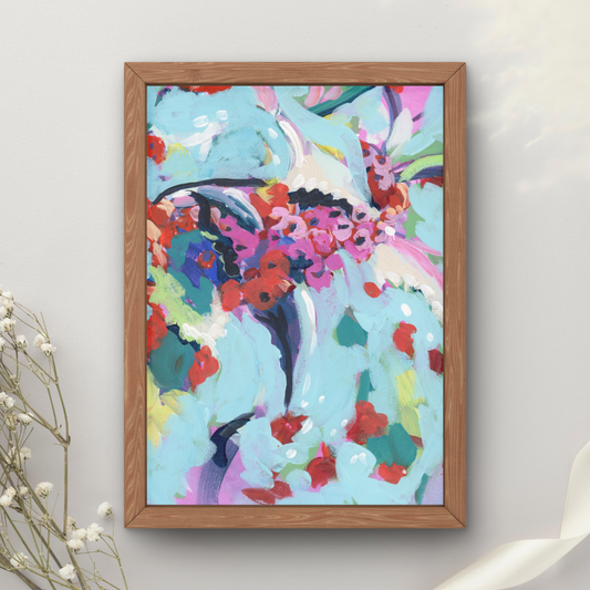 December Birth Flower Art Print