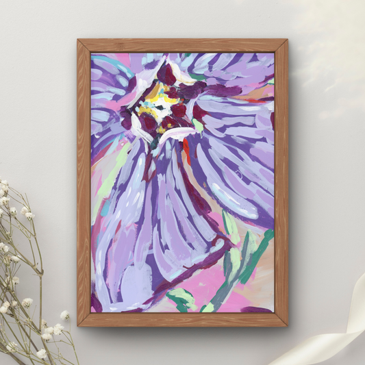 February Birth Flower Art Print