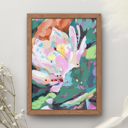 July Birth Flower Art Print