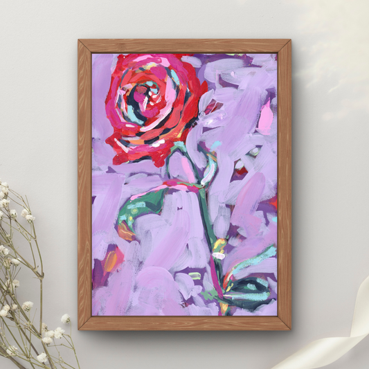 June Birth Flower Art Print