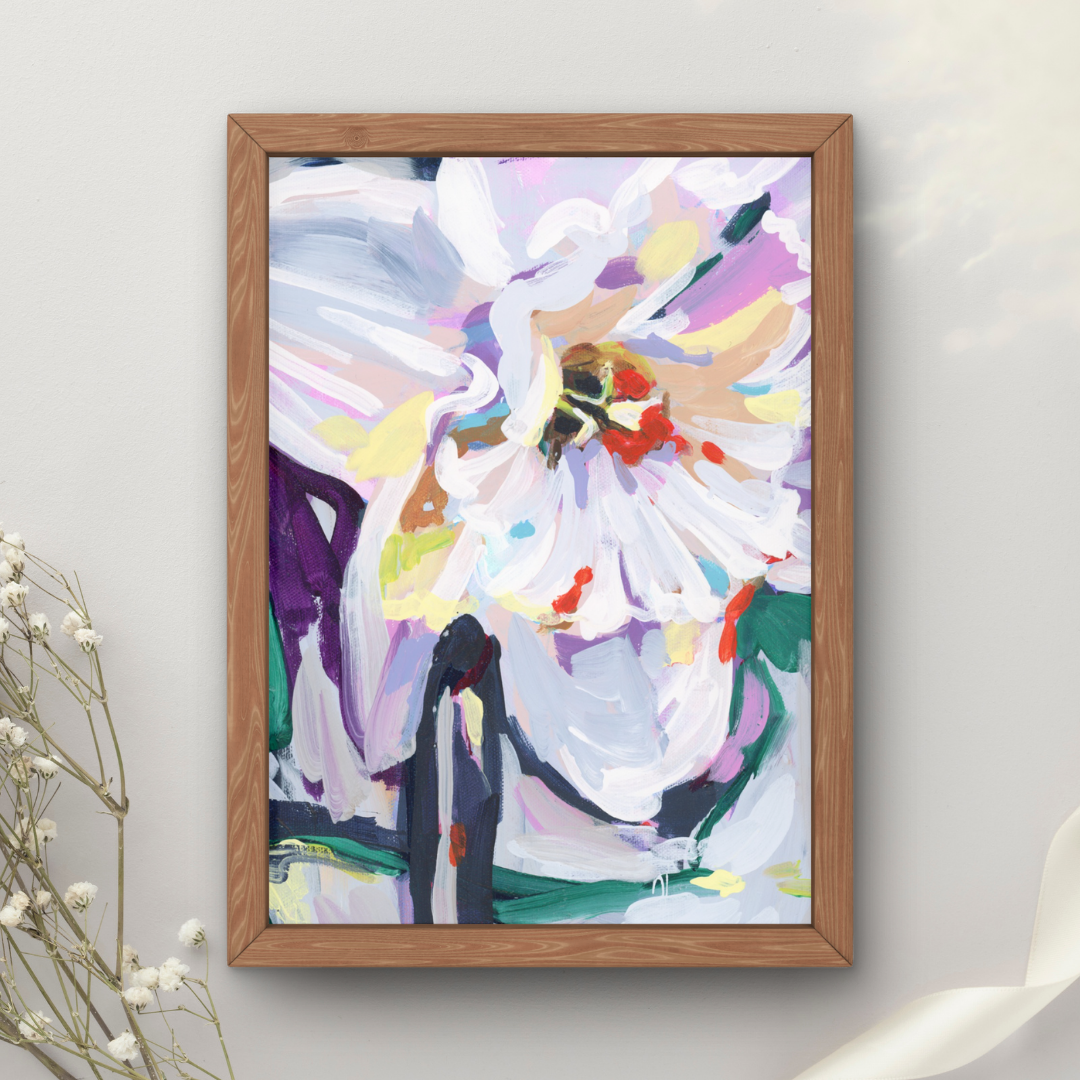 March Birth Flower Art Print