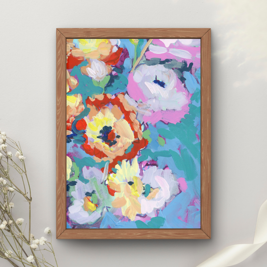 November Birth Flower Art Print