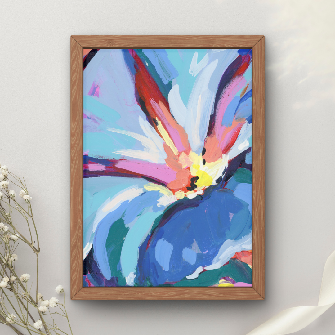 September Birth Flower Art Print