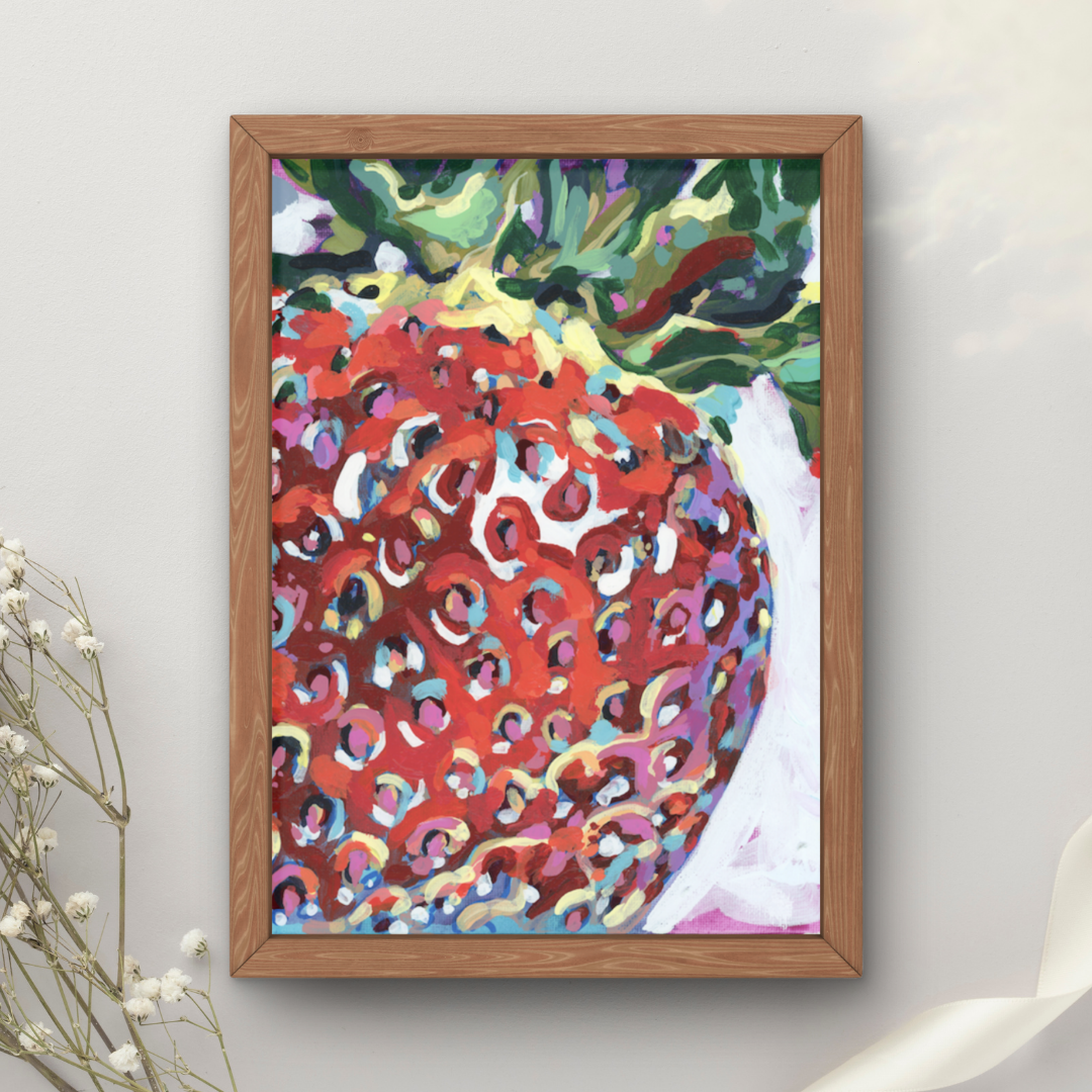 Strawberry Art Print