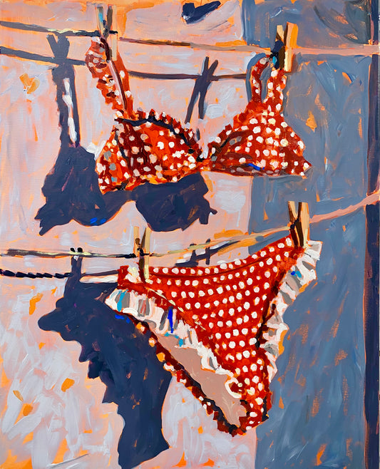 Red Polka-Dot Bikini Original