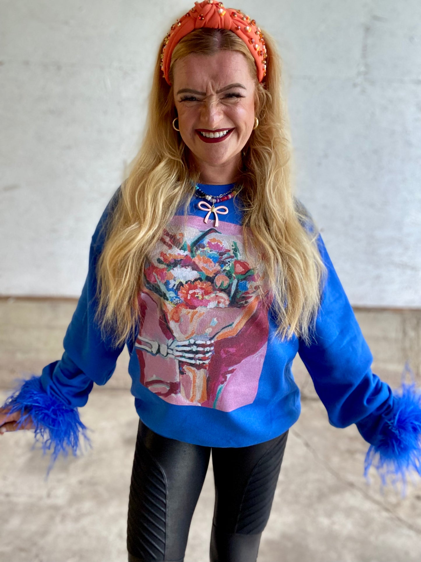 Skeleton Hand Bouquet Sweatshirt