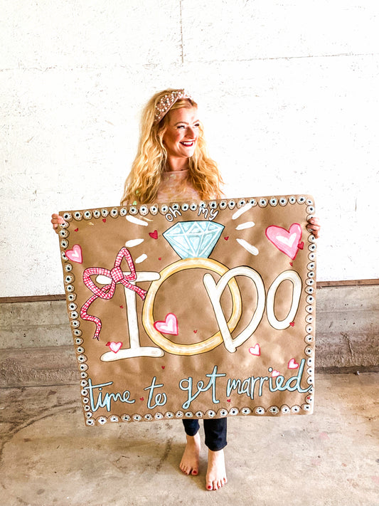 “I Do” Wedding Banner