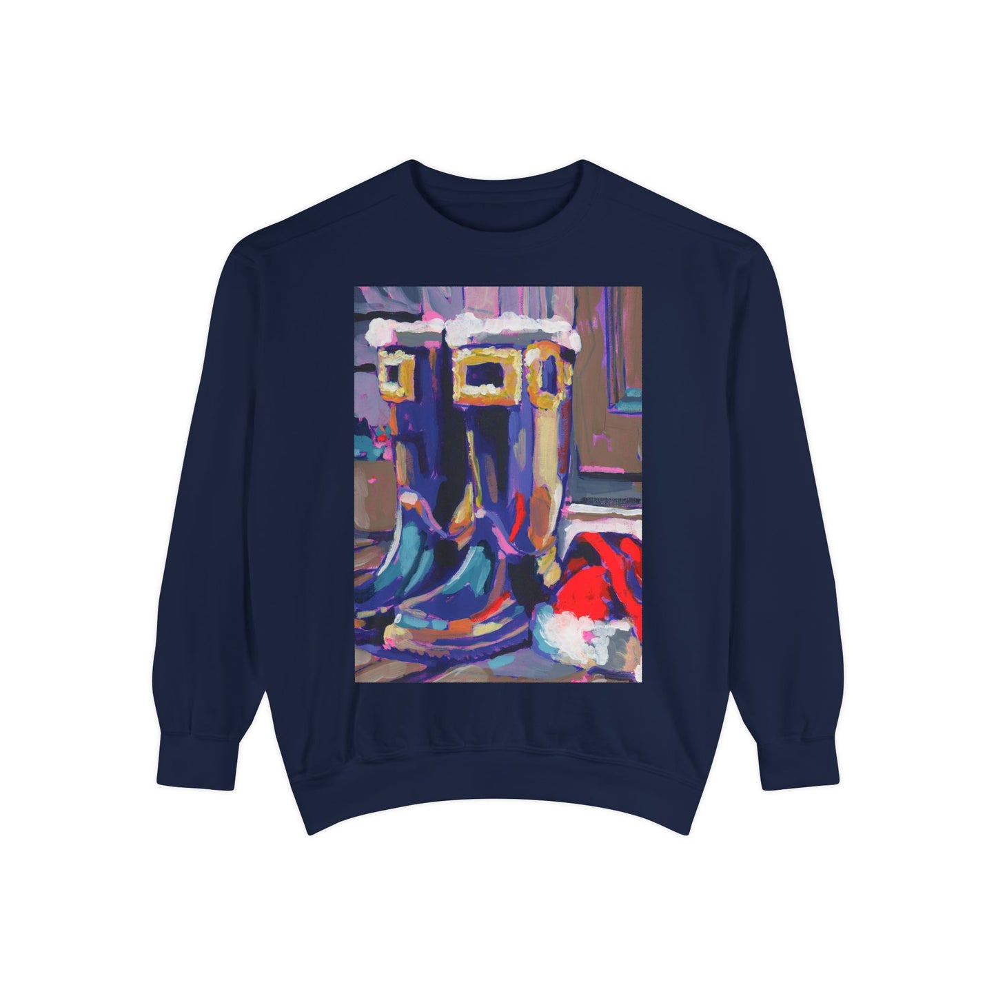 Santa Boots Sweatshirt
