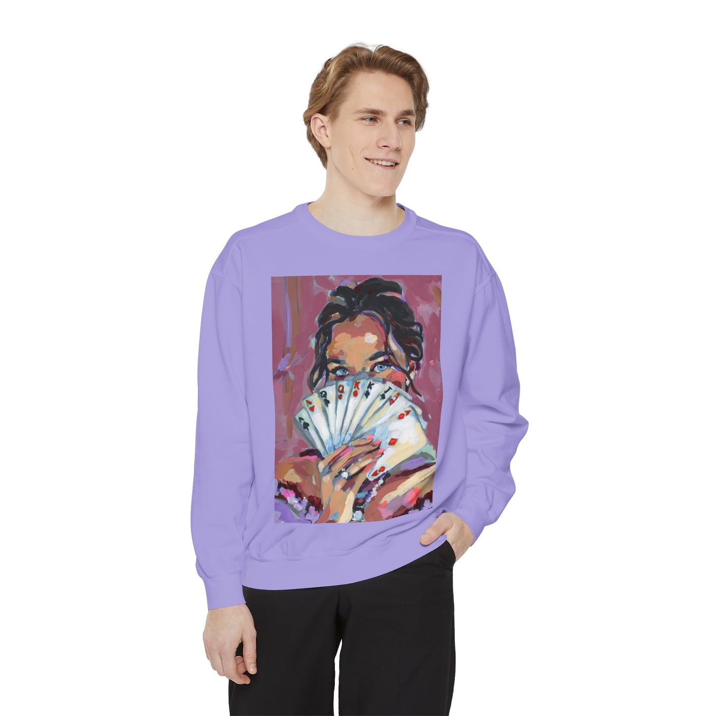 Poker Girl Sweatshirt