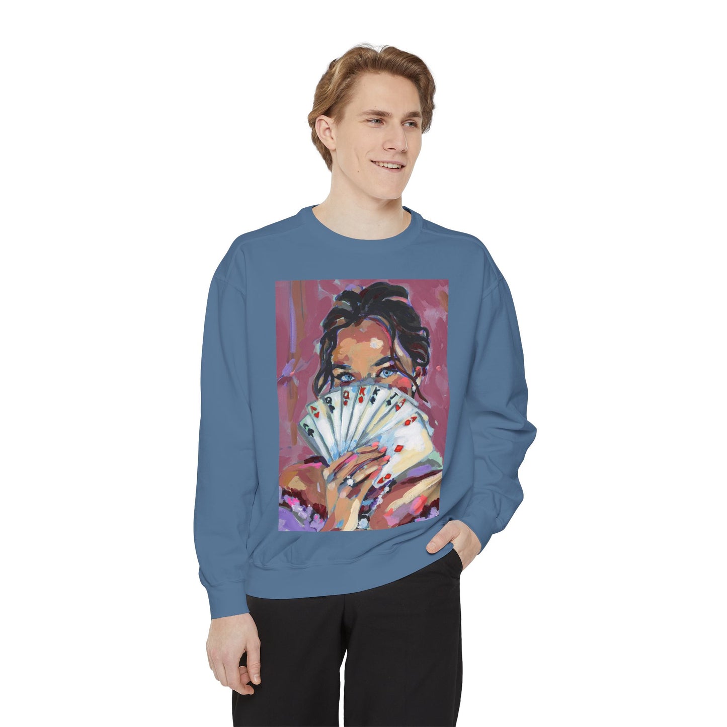 Poker Girl Sweatshirt