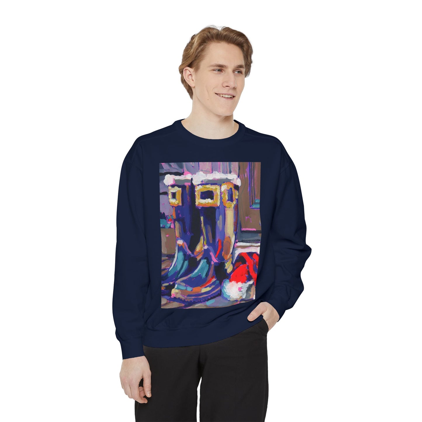 Santa Boots Sweatshirt