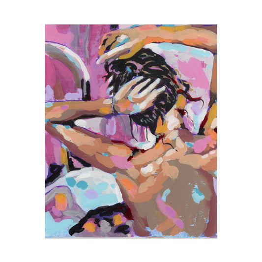 Bare Back Bath Art Print