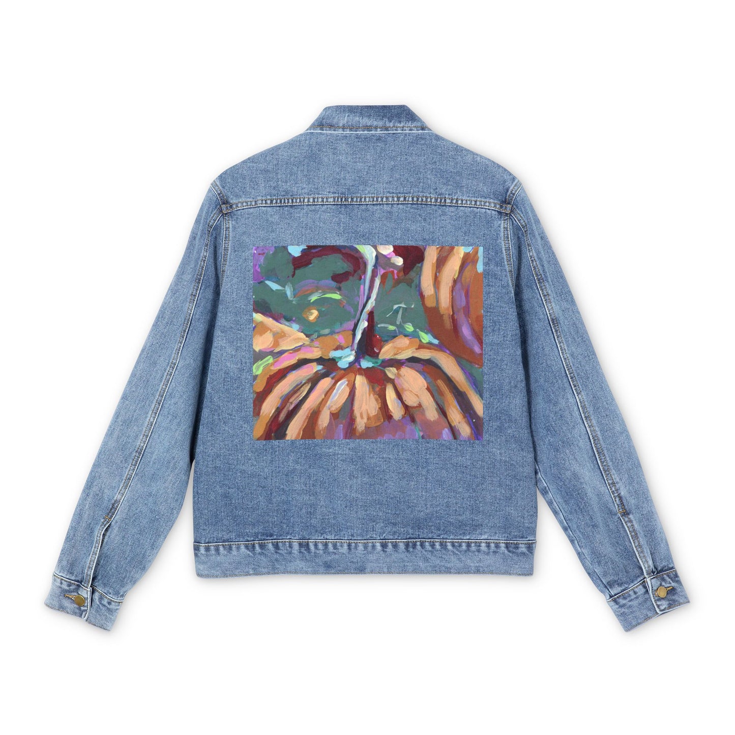 Pumpkin Spice Jean Jacket