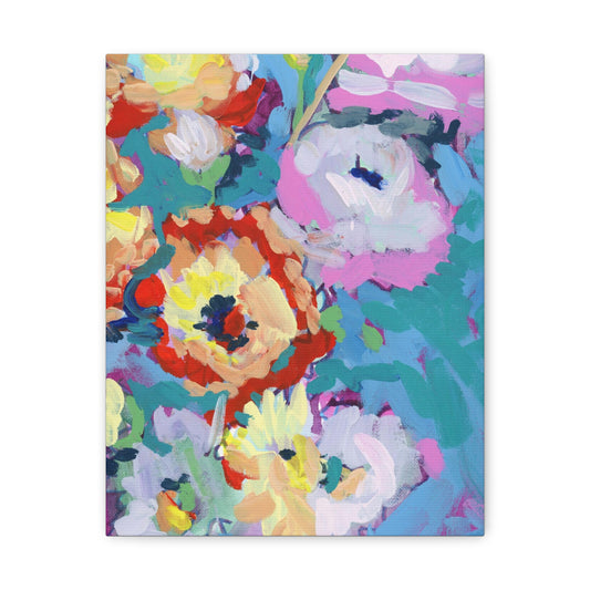 November Birth Flower Canvas