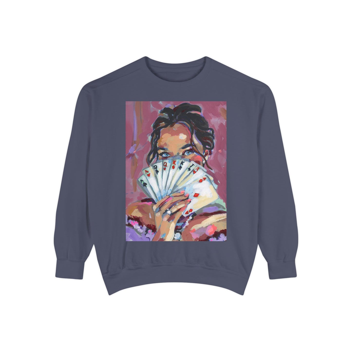 Poker Girl Sweatshirt