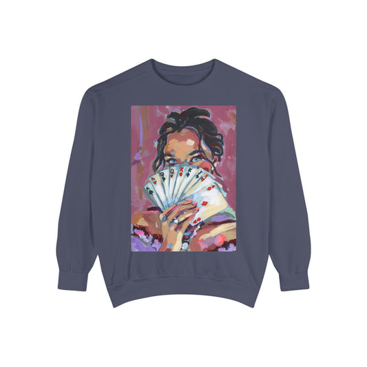 Poker Girl Sweatshirt