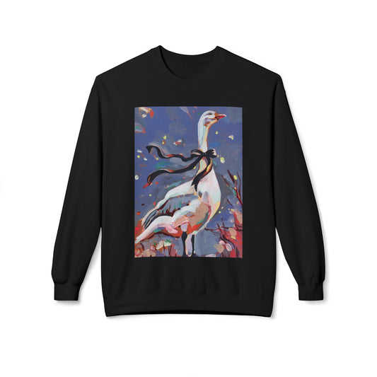 Black Bow Goose Sweatshirt