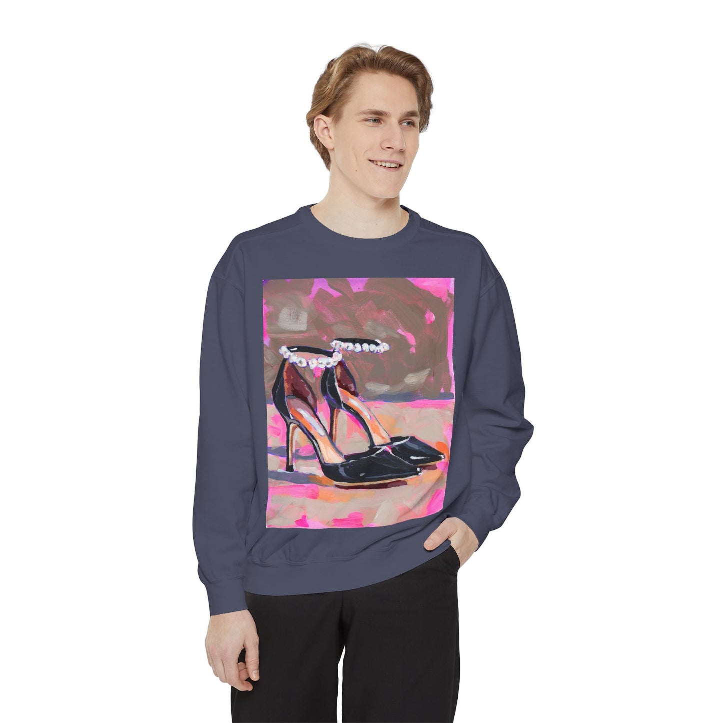 Black Pearl High Heels Sweatshirt